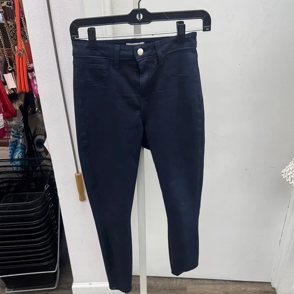 L'AGENCE Dark Blue Ankle Jeans - Picture 1 of 2